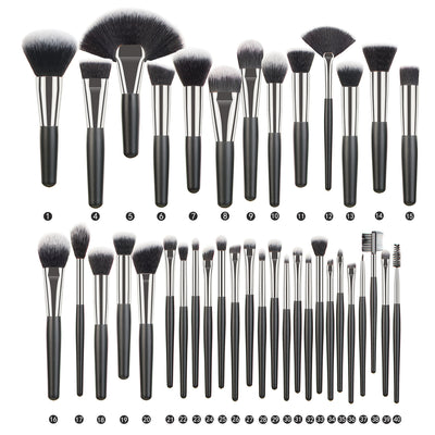 Set Completo de Brochas de Maquillaje con Cerdas Naturales - Image 14