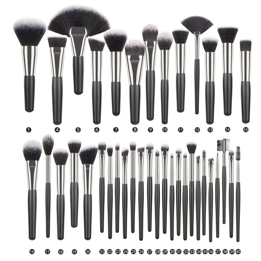 Set Completo de Brochas de Maquillaje con Cerdas Naturales - Image 14