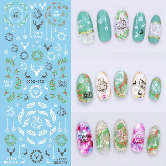 Kit Completo de Adhesivo para Uñas con Herramientas de Joyería y Stickers de Letras - Image 17