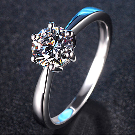 Anillos para Pareja con Diamante en Plata 925 Bañada en Oro - Image 7