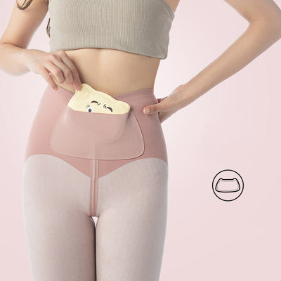 Leggins Yoga Térmicos Sin Marcas con Forro Suave - Negro - Image 13