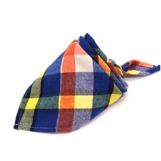Pañuelo Triangular de Franela Cuadrillé para Bebé - Image 17