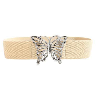Cinturón Elástico para Mujer con Hebilla Mariposa - Accesorio Decorativo Versátil - Image 25
