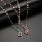 Beating Heart S925 Silver Necklace Platinum 01 Crown