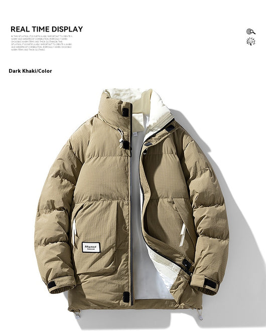 Abrigo de Algodón para Hombre con Forro Polar Acolchado - Image 27