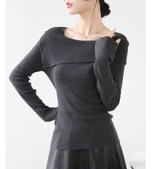Suéter Cuello Solapa Elegante para Mujer - Colección Otoño Invierno - Image 13