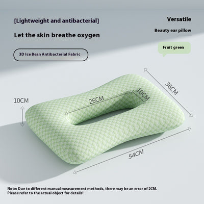 Almohada Ergonómica para Dormir Profundo sin Presión en los Oídos - Image 8