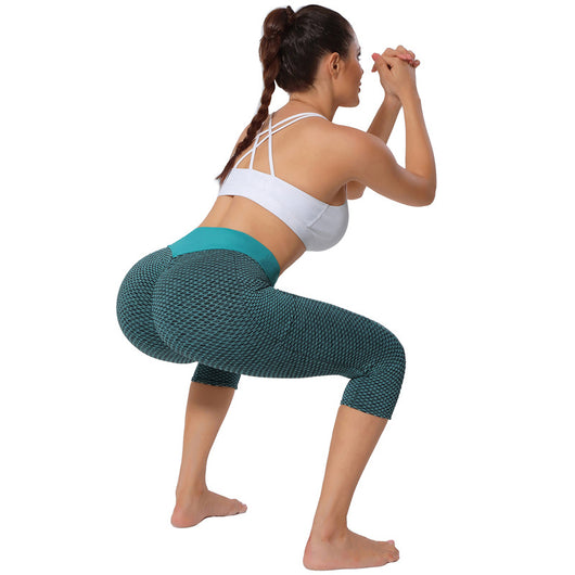 Pantalones de Yoga Cortos y Ajustados Efecto Durazno - Image 66