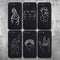 Funda Protectora Abstracta Lover Face TPU Mate Negro