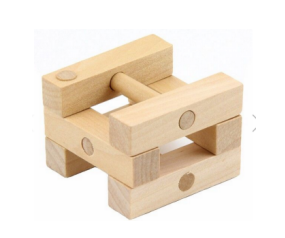 Puzzle Inteligencia Clásica Konglock Lu Ban - Juego de Desbloqueo en Madera