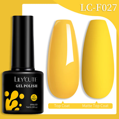 Set de Pegamento para Uñas con Brillo de Color Sólido - Image 62