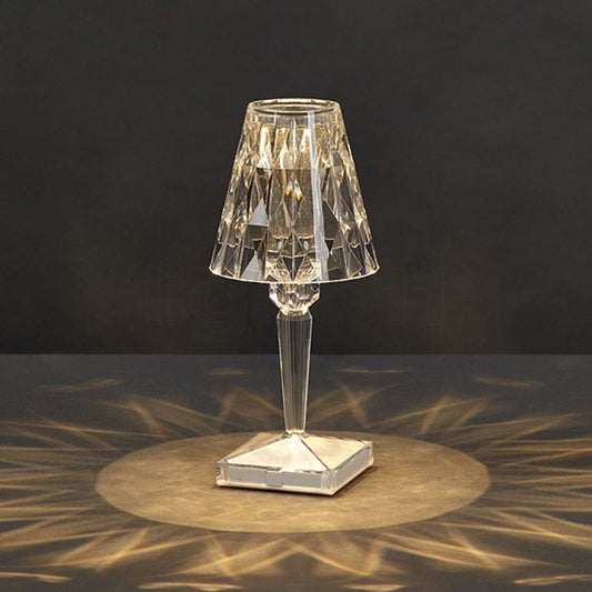 Lámpara de Mesa Portátil Diamond con Control Táctil Multicolor