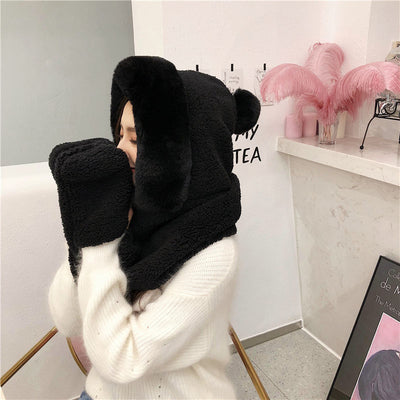 Conjunto Invernal 3 en 1: Gorro, Bufanda y Guantes en Lana de Cordero - Image 3