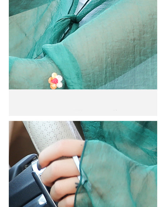 Ropa de Protección Solar con Bordados Florales para Mujer - Image 28