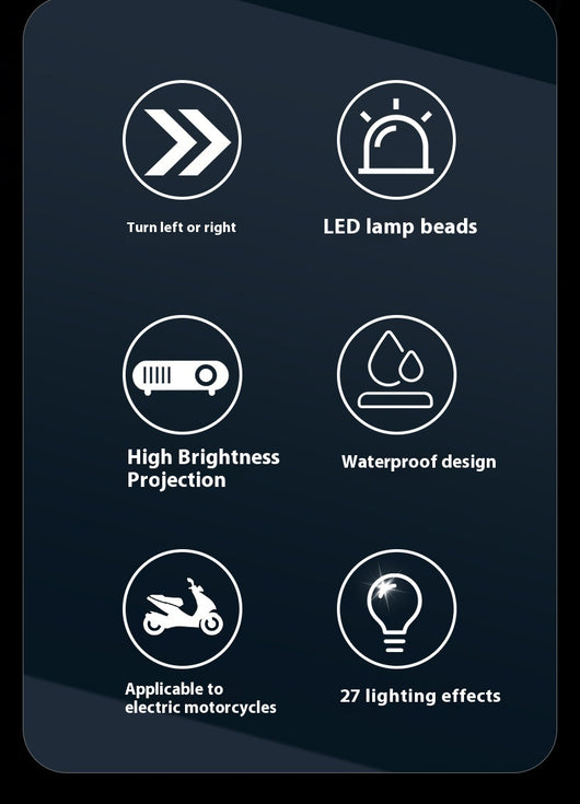 Luces Direccionales LED con Proyección para Motocicleta - Image 9