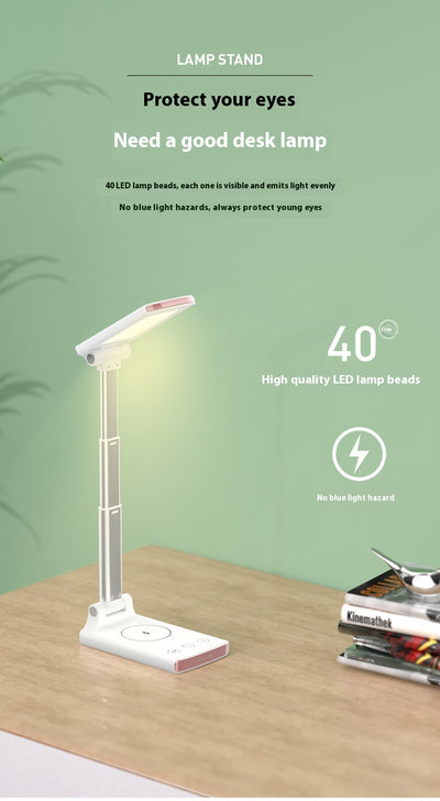 Lámpara LED de Escritorio 3 en 1 con Cargador Inalámbrico y Luz Nocturna - Image 14