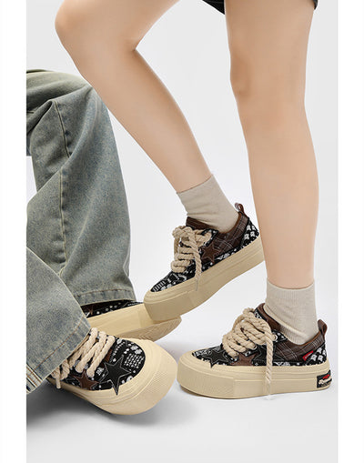 Zapatos Casuales con Suela Gruesa y Punta Redonda - Image 11