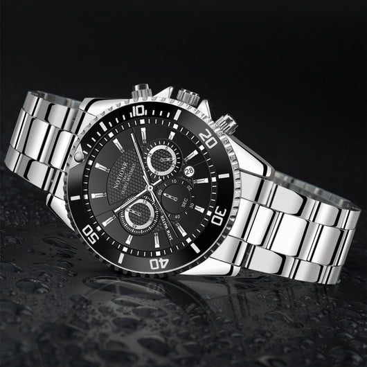 Reloj de Lujo Dorado para Hombre - Acero Inoxidable Resistente al Agua con Esfera Luminosa - Image 27