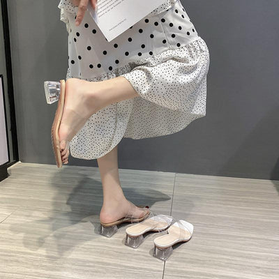 Tacones Medianos con Cristales y Plataforma Chunky - Image 16