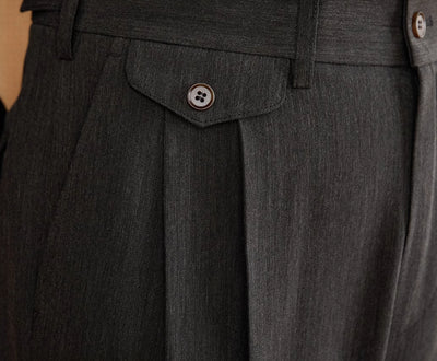 Pantalón Recto Cintura Alta Estilo Italiano - Image 9