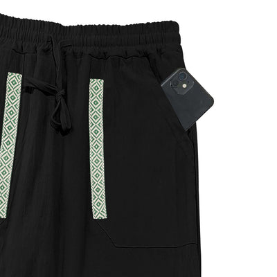 Pantalones de Lino Holgados Transpirables para Hombre - Image 19