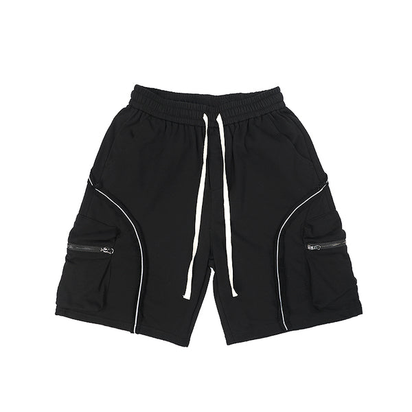 Shorts Terry con Detalles Reflectantes y Cordón - Image 8
