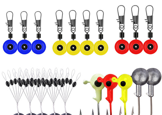 Kit Completo de 257 Accesorios para Pesca - Anzuelos, Señuelos y Equipos Texas - Image 17