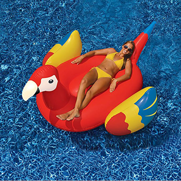 Flotador Inflable Loro Gigante para Piscina