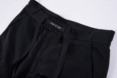 Pantalones de Nylon con Cinta Decorativa y Cierre Velcro - Image 16