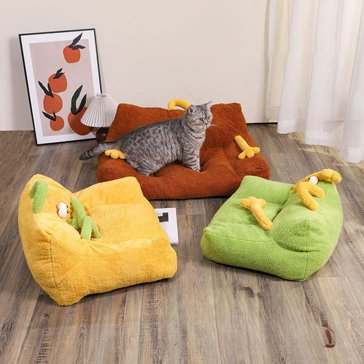 Cama Nido para Mascotas Multicolor - Sofá Cómodo para Gatos y Perros Pequeños y Medianos - Image 12