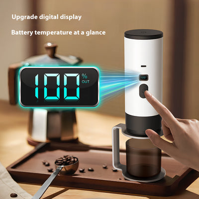 Cafetera Cápsula Portátil Automática con Calentamiento Inalámbrico