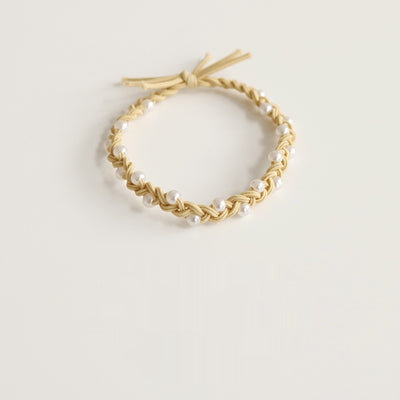 Diadema Handmade con Perlas y Moño - Accesorio Elegante para el Cabello - Image 3
