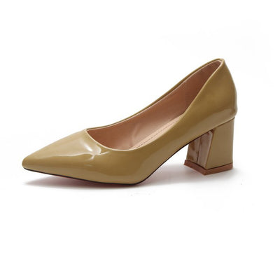 Tacones Altos Punta Fina con Talón Grueso - Elegancia y Comodidad - Image 6