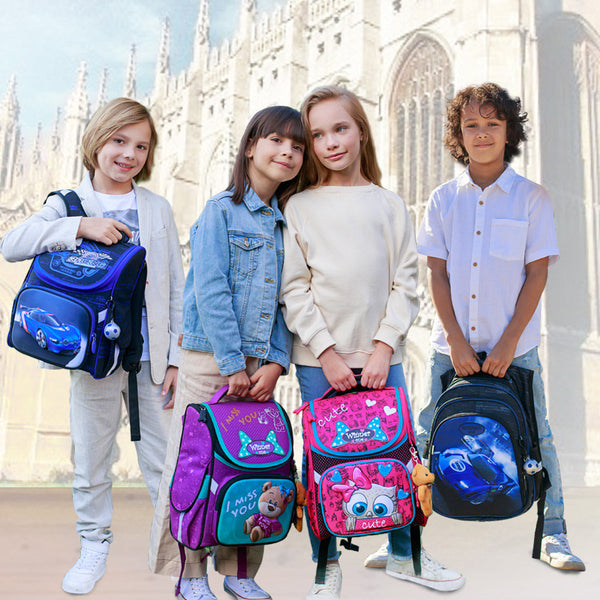 Mochilas Escolares Ergonómicas con Protección de Espalda para Niños