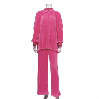Pantalones Plisados Sueltos Estilo Retro Europeo Americano para Mujer - Image 30