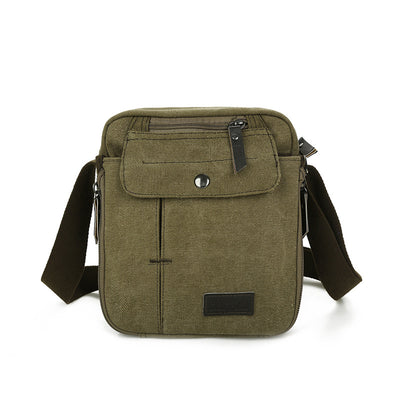 Bolsa Crossbody de Lona Estilo Coreano - Compacta y Versátil - Image 10