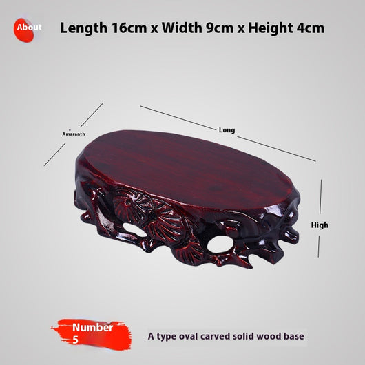 Base de Madera Maciza para Adornos con Surcos Personalizables - Image 14
