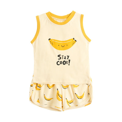 Conjunto de Chaleco y Shorts de Algodón para Niños y Niñas - Image 3
