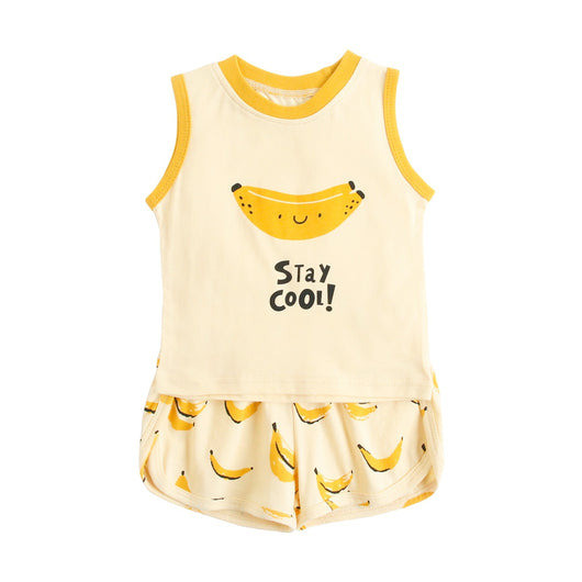 Conjunto de Chaleco y Shorts de Algodón para Niños y Niñas - Image 3