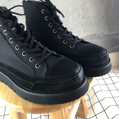 Botas Altas Británicas para Hombre - Suela Gruesa Otoño e Invierno - Image 3