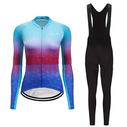 Conjunto de Ciclismo para Mujer de Manga Larga - Image 4