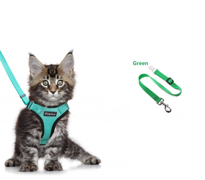 Arnés de Chaleco para Gato a Prueba de Escape con Adaptador de Cinturón de Seguridad - Image 18