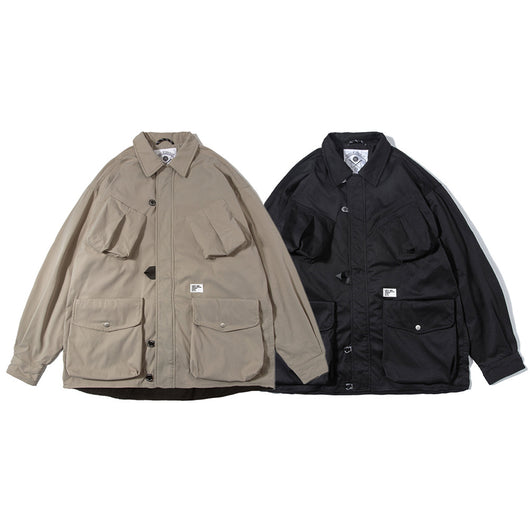 Chaqueta de Trabajo Retro Multipocket para Hombre - Image 4