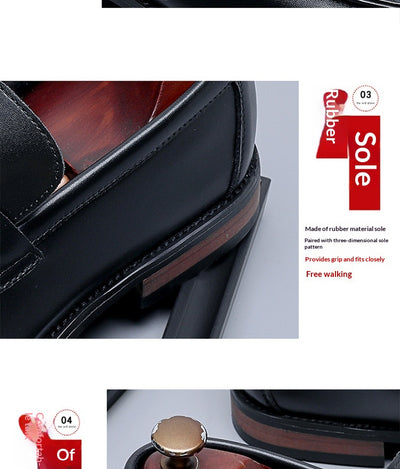 Zapatos de Cuero Minimalistas Estilo Británico para Hombre - Casuales y Formales - Image 14