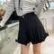 Shorts Talle Alto Slim con Detalles de Moños Brillantes