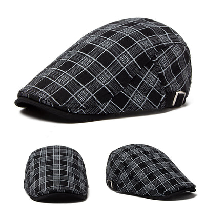 Boina Cuadriculada Ligera para Hombre - Perfecta para Verano - Image 11