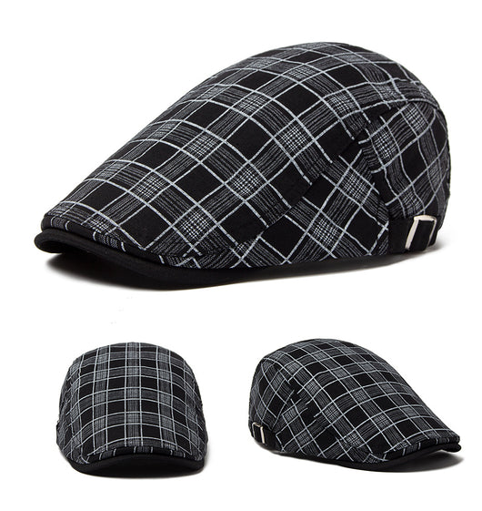 Boina Cuadriculada Ligera para Hombre - Perfecta para Verano - Image 11