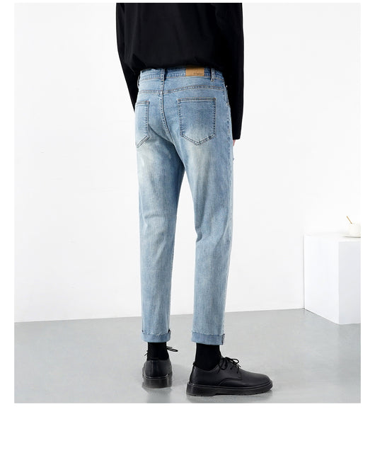Pantalones Vaqueros Rotos para Hombre Ligeros de Verano - Image 10