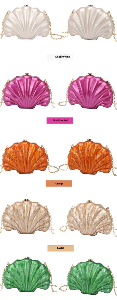 Bolso Bandolera Multicolor con Cadena de Concha - Image 23