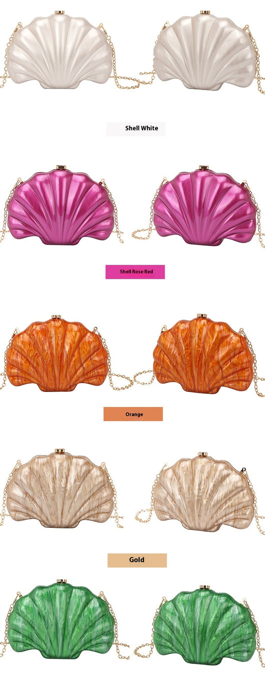 Bolso Bandolera Multicolor con Cadena de Concha - Image 23